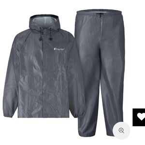 Gray Waterproof Jacket and Pants Set